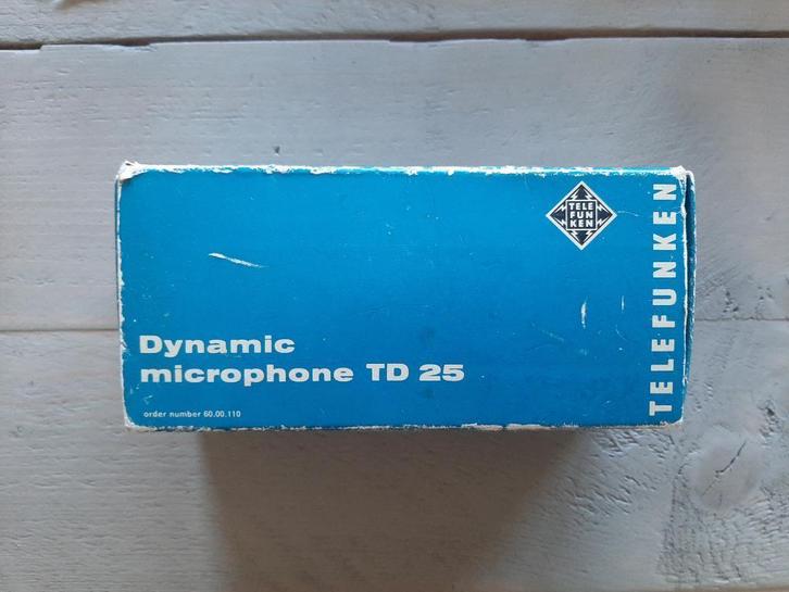 Vintage Telefunken TD 25 richtmicrofoon, Muziek en Instrumenten, Microfoons, Gebruikt, Overige typen, Ophalen of Verzenden