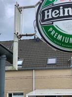 Heineken lichtbak dubbelzijdig verlicht 80cm met extra beuge, Verzamelen, Biermerken, Reclamebord, Plaat of Schild, Heineken, Ophalen of Verzenden