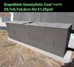 Geostylistix coal antraciet stapelblokken border s-part, Blok, Nieuw, Ophalen of Verzenden, Minder dan 25 cm