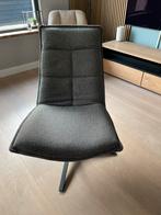 Draaiend Fauteuil antraciet, Huis en Inrichting, Stoelen, Ophalen, Gebruikt, Lounge, Eén