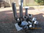 DW kachelpijp 150/220mm Metaloterm., Huis en Inrichting, Kachels, Houtkachel, Ophalen of Verzenden, Zo goed als nieuw, Vrijstaand