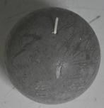 Bolsius ronde tafel bolvormige kaars lichtgrijs 10cm nieuw, Nieuw, Minder dan 25 cm, Overige materialen, Grijs