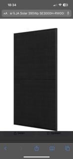 JA Solar 395Wp All Black zonnepanelen, Doe-het-zelf en Verbouw, Zonnepanelen en Toebehoren, Ophalen, Nieuw, Compleet systeem, 200 wattpiek of meer