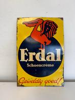 Erdal oud reclamebord, Verzamelen, Ophalen of Verzenden, Gebruikt, Reclamebord