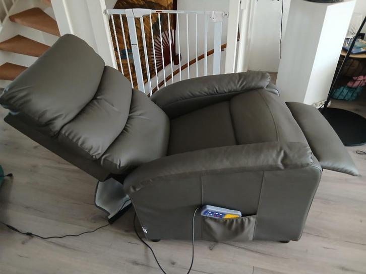 Relax Vida XL  stoel, Huis en Inrichting, Fauteuils, Zo goed als nieuw, Kunststof, Metaal, Stof, 50 tot 75 cm, Minder dan 75 cm