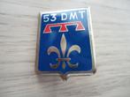 Franse insigne, 53e DMT, Division Militaire Territoriale., Verzamelen, Militaria | Algemeen, Embleem of Badge, Overige soorten
