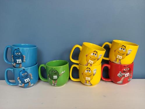 8 Supergrote M&M's / M&M / m & m bekers mokken, Huis en Inrichting, Keuken | Servies, Zo goed als nieuw, Kop(pen) en/of Schotel(s)