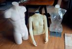 3 x torso paspop etalagepop mannequin heren en dames, Ophalen, Gebruikt