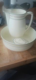 Landelijk Lampetkan  brocante lampetstel  vintage waskom, Ophalen of Verzenden