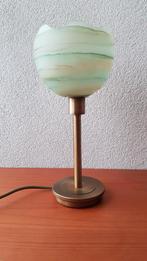 Tafellamp, Ophalen of Verzenden, Zo goed als nieuw, Glas, Minder dan 50 cm