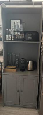 HAUGA hoge kast IKEA, Huis en Inrichting, Kasten | Buffetkasten, Ophalen, Gebruikt, 50 tot 100 cm, 25 tot 50 cm