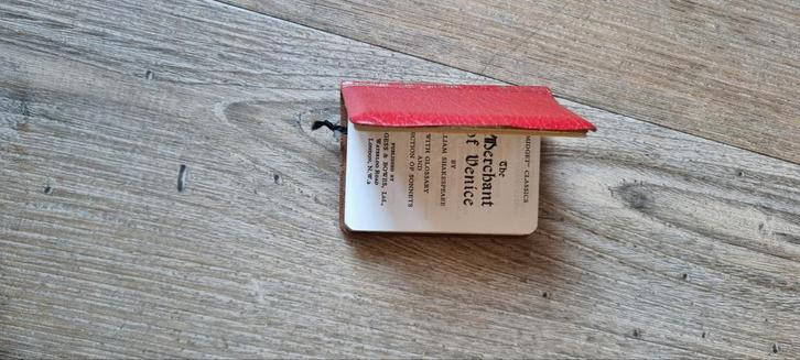 De Koopman van Venetië - Shakespeare miniboek, Antiek en Kunst, Antiek | Boeken en Bijbels, Ophalen of Verzenden