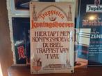 Emallie bord koningshoeven la trappe trappisten bier, Ophalen of Verzenden, Zo goed als nieuw, Reclamebord, Plaat of Schild, La Trappe