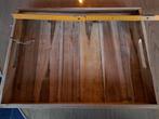 Houten serveer dien blad decoratie 29cm x 39cm, Ophalen of Verzenden, Nieuw, Rechthoekig, Hout