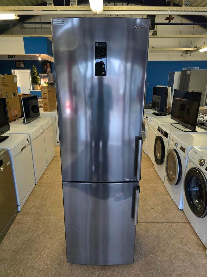 LG koelvriescombinatie | A++ | No Frost | RVS | Garantie ✅️, Witgoed en Apparatuur, Koelkasten en IJskasten, Zo goed als nieuw