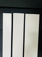 Op voorraad witte/zwarte MDF plinten 7/9/12 cm hoog, Doe-het-zelf en Verbouw, Plinten en Afwerking, Ophalen, Nieuw, Mdf, /