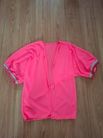 Neon roze vest/ blouse doorzichtig, Ophalen of Verzenden, Nieuw, Maat 36 (S), Roze
