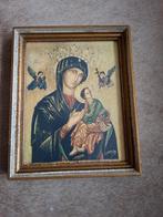 Religieus Schilderijtje Maria met Kind, Antiek en Kunst, Ophalen of Verzenden