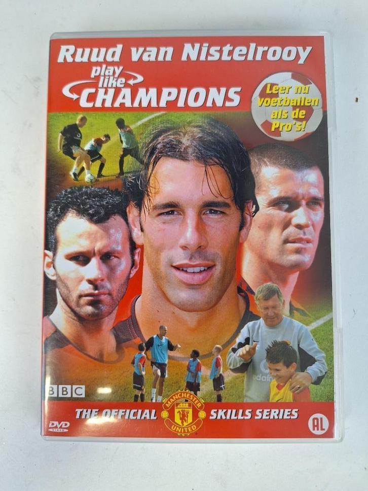 DVD, Ruud van Nistelrooy - Play like champions, voetbaltips, Verzamelen, Sportartikelen en Voetbal, Zo goed als nieuw, Overige typen