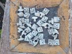40 oude  metalen knopjes, Ophalen of Verzenden