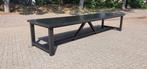 Kloostertafel de Luxe Supreme 400 x 115 x 77cm Zwart, 100 tot 150 cm, Ophalen of Verzenden, Vijf personen of meer, Rechthoekig