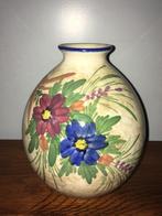 Vintage Huizen Pottery vaas, Minder dan 50 cm, Gebruikt, Ophalen of Verzenden, Overige kleuren