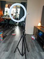 Grundig Ringlamp voor Telefoon met Statief, Ophalen, Gebruikt, Overige merken, Kantelbaar