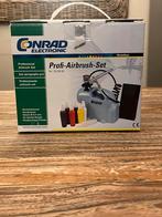 Conrad Profi Airbrush Set - Zo goed als nieuw!, Ophalen of Verzenden, Zo goed als nieuw, Airbrush en Toebehoren