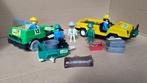 Playmobil set Safari, 5 poppetjes, 2 auto's en accessoires, Ophalen of Verzenden, Gebruikt, Los playmobil