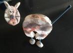 Grappig Kattenbeeldje - Handgemaakt, Antiek en Kunst, Kunst | Beelden en Houtsnijwerken, Ophalen of Verzenden