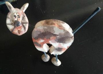 Grappig Kattenbeeldje - Handgemaakt beschikbaar voor biedingen