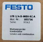 FESTO - Luchtverzorging - Service Unit - LFR-1/4-D-MIDI-KC-A, Ophalen of Verzenden, Nieuw, 10 bar of meer