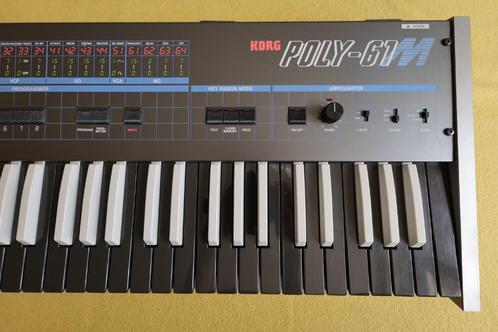 Korg Poly 61M analog vintage synth with MIDI+Case -newphotos, Muziek en Instrumenten, Synthesizers, Gebruikt, 61 toetsen, Korg