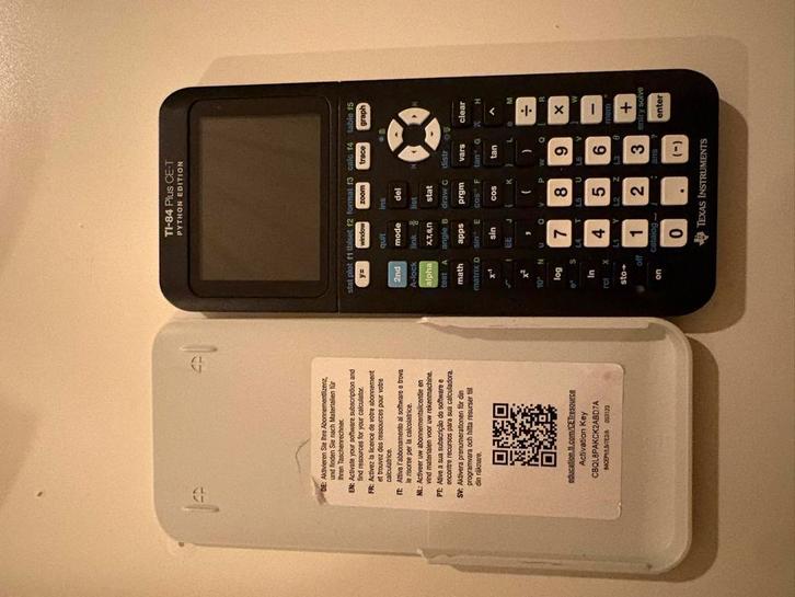 Grafische rekenmachine TI-84 Plus CE-T (python editon), Diversen, Rekenmachines, Grafische rekenmachine, Ophalen of Verzenden