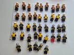 Lego adv28 city brandweer wit zilver helm poppetjes, Ophalen of Verzenden, Zo goed als nieuw