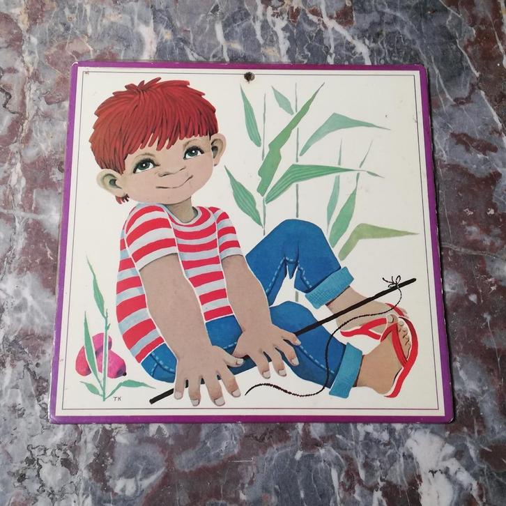 Kees – Vintage wandplaat Veilig leren lezen, Antiek en Kunst, Antiek | Schoolplaten, Overige thema's, Ophalen of Verzenden