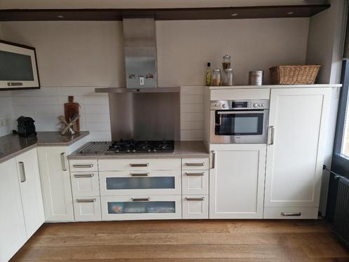 Keuken merk Rotpunkt, Huis en Inrichting, Keuken | Complete keukens, Gebruikt, Hoekkeuken, Wit, Composiet, Ophalen