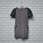 Vanilia Jurk Maat 44 Zwart Grijs Mini Sjiek Mirrors Melange, Verzenden, Vanilia, Maat 46/48 (XL) of groter, V