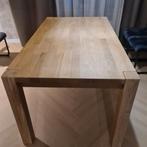 Massief houten tafel, Huis en Inrichting, Tafels | Eettafels, Ophalen, 50 tot 100 cm, Zo goed als nieuw, Vijf personen of meer