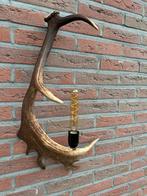Geweien geweienlamp jacht Veluwe geweien edelhert wandlamp., Ophalen of Verzenden, Nieuw