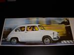 Mooie oude autofolder FIAT 600 D uit 1969, Gelezen, Ophalen of Verzenden, Overige merken, Fiat