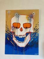 Schilderij; skull, Antiek en Kunst, Ophalen