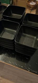 Zwarte Kunststof Schalen - Diverse Maten, Ophalen, Zo goed als nieuw