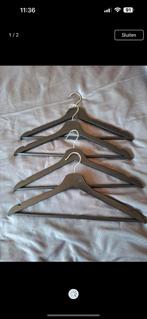 Houten hangers zwart - ikea, Ophalen of Verzenden, Zo goed als nieuw, Hout