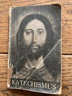 Antieke Katechismus met Jezus Afbeelding, Ophalen of Verzenden
