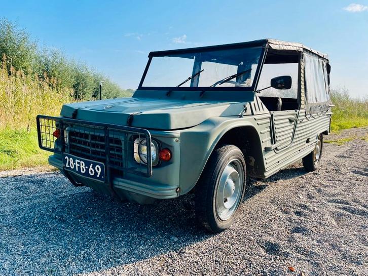 Mehari groen 2 pers. 12-1971 76.907 km, Auto's, Oldtimers, Bedrijf, Te koop, Citroën, Benzine, Cabriolet, Handgeschakeld, Groen