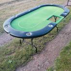 Mooie pokertafel met inklapbaar onderstel! Poker avond!, Vijf spelers of meer, Ophalen of Verzenden, Gebruikt