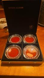 Crystal Leerdam Onderzetters - Set van 12, Ophalen of Verzenden, Zo goed als nieuw, Glas of Kopje