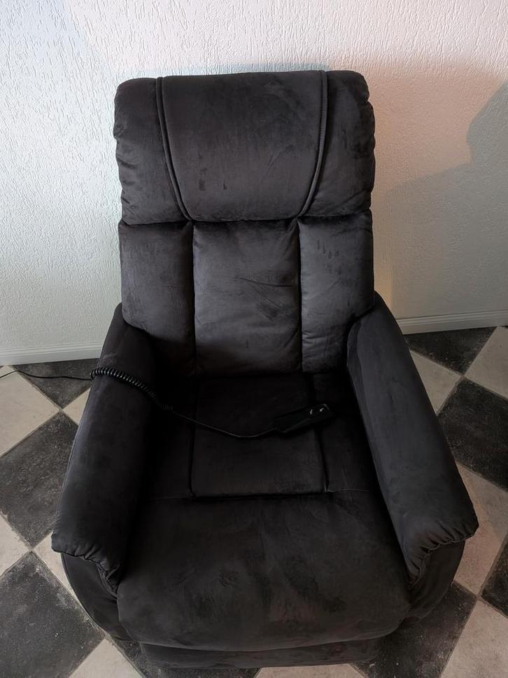 Leen Bakker sta op stoel Colorado donker grijs, Huis en Inrichting, Fauteuils, Zo goed als nieuw, 50 tot 75 cm, Ophalen