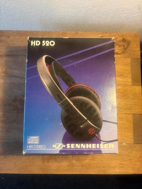 Sennheiser HD520 - 600ohm Vintage -, Computers en Software, Headsets, Zo goed als nieuw, Over-ear, Bedraad, Ophalen of Verzenden